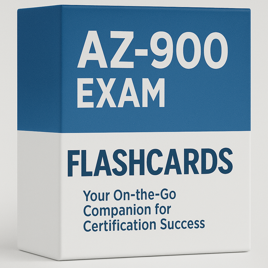 Microsoft Azure Fundamentals (AZ-900) Exam Flashcards